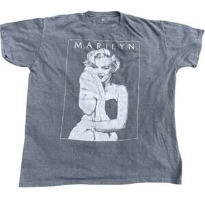 Marilyn Monroe Cutie Face Y2K Print Tee Size Large